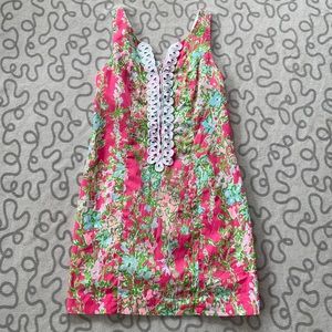 Lilly Pulitzer Pink Floral Mini Dress